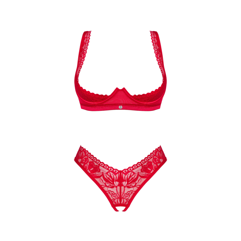 Lacelove ensemble ouvert Rouge