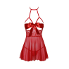 Sexy Kiss 247 babydoll et ruban de satin Rouge