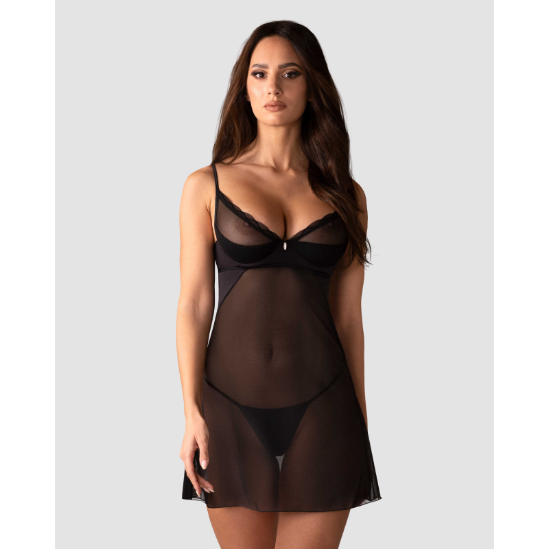 Stelisa nuisette et string Noirs