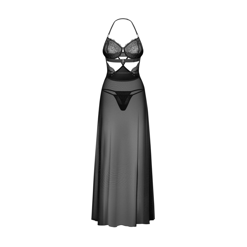 Iliosa nuisette et string Noirs