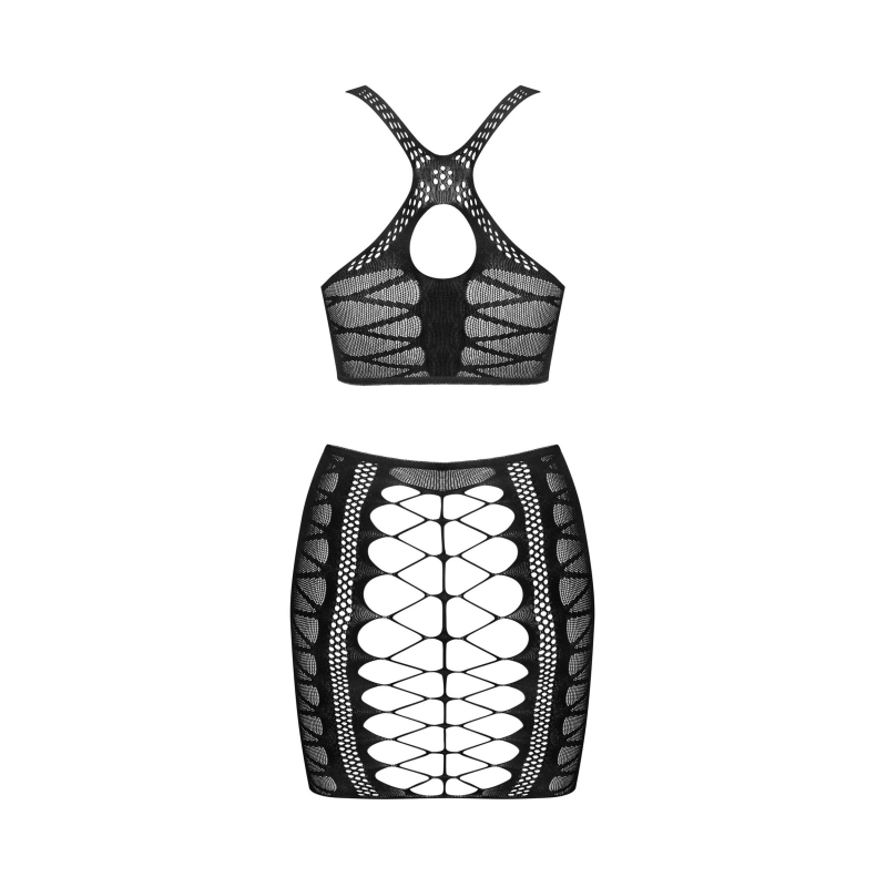 K102 Top et Jupe Noir