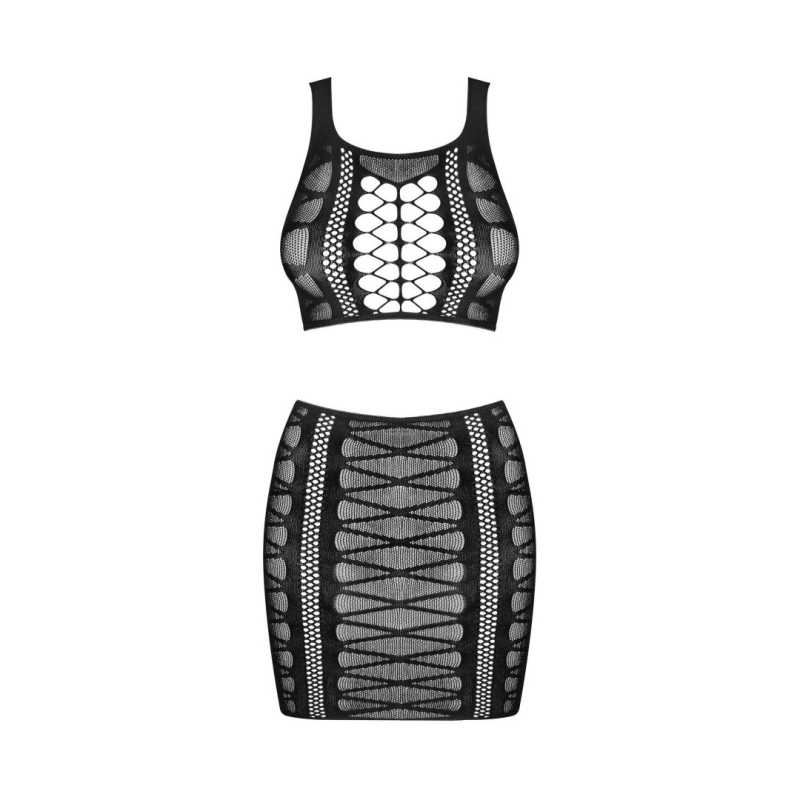 K102 Top et Jupe Noir