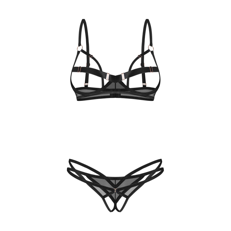 Euridia ensemble ouvert 2 pièces Noir