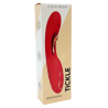 Vibromasseur TICKLE Double Stimulation ? USK-V30 Rouge