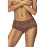 Shorty en dentelle couleur cacao Cacao