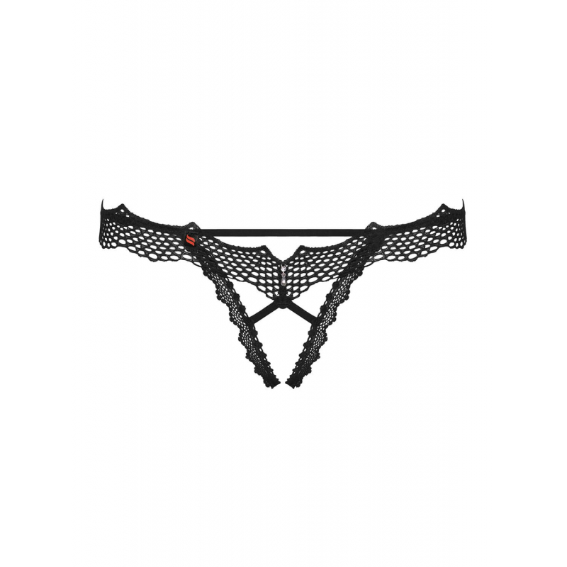 Bravelle String ouvert Noir