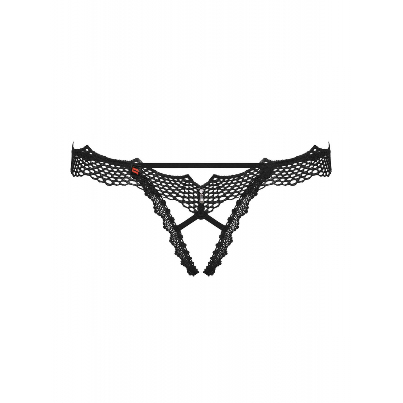 Bravelle String ouvert Noir