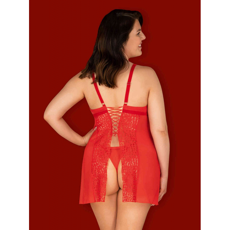 Blossmina Nuisette et string Rouge