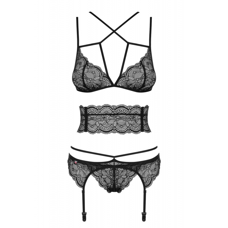 Frivolla Ensemble 4 pcs Noir