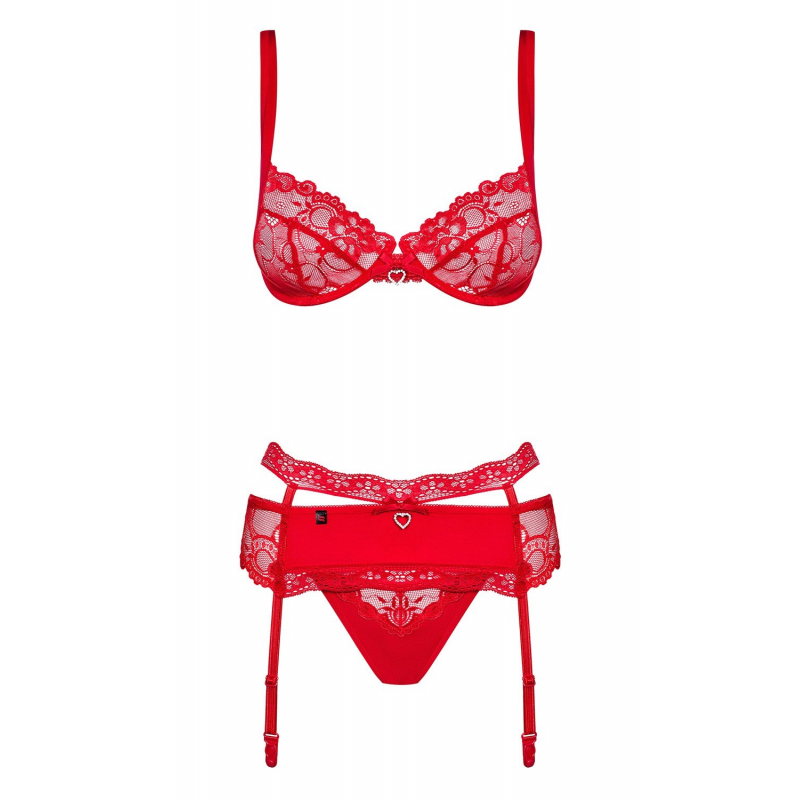 Heartina Ensemble 3 pcs Rouge