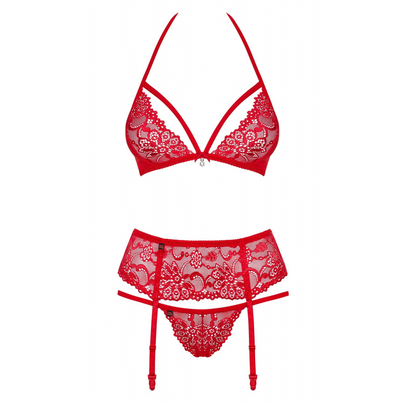 838-SEG-3 Ensemble 3 pcs Rouge