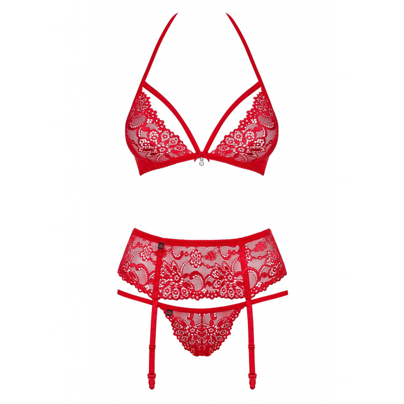 838-SEG-3 Ensemble 3 pcs Rouge