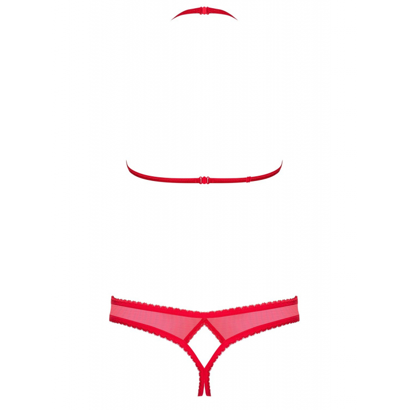 870-SEC-3 Ensemble ouvert 2 pcs Rouge