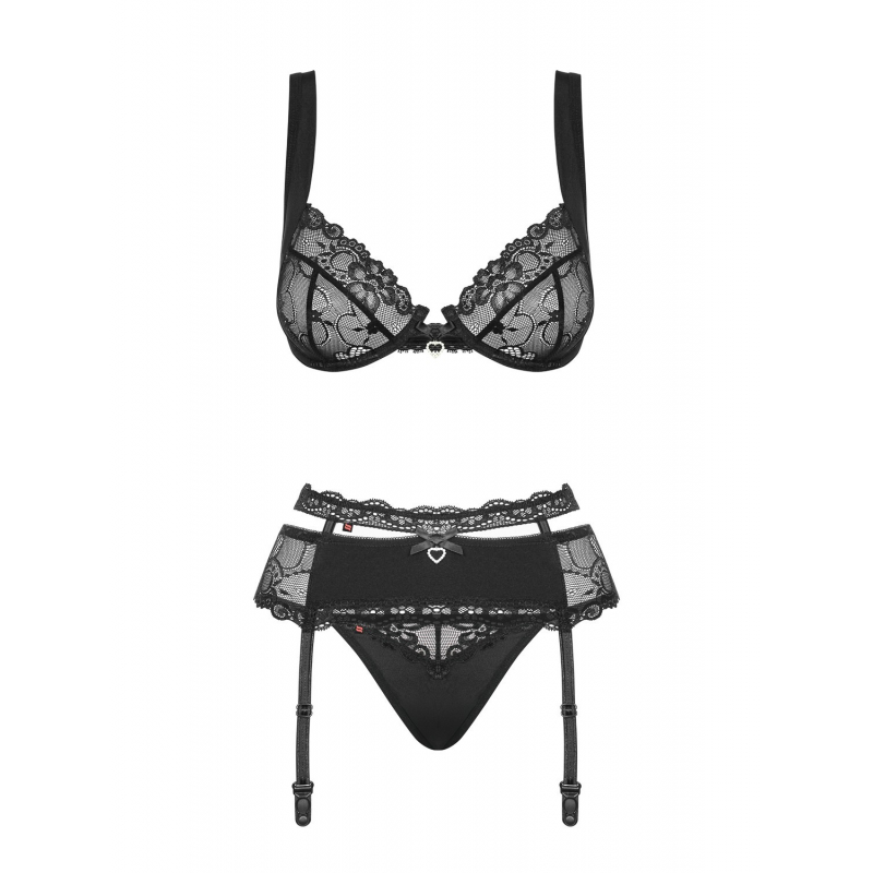 Heartina Ensemble 3 pcs Noir