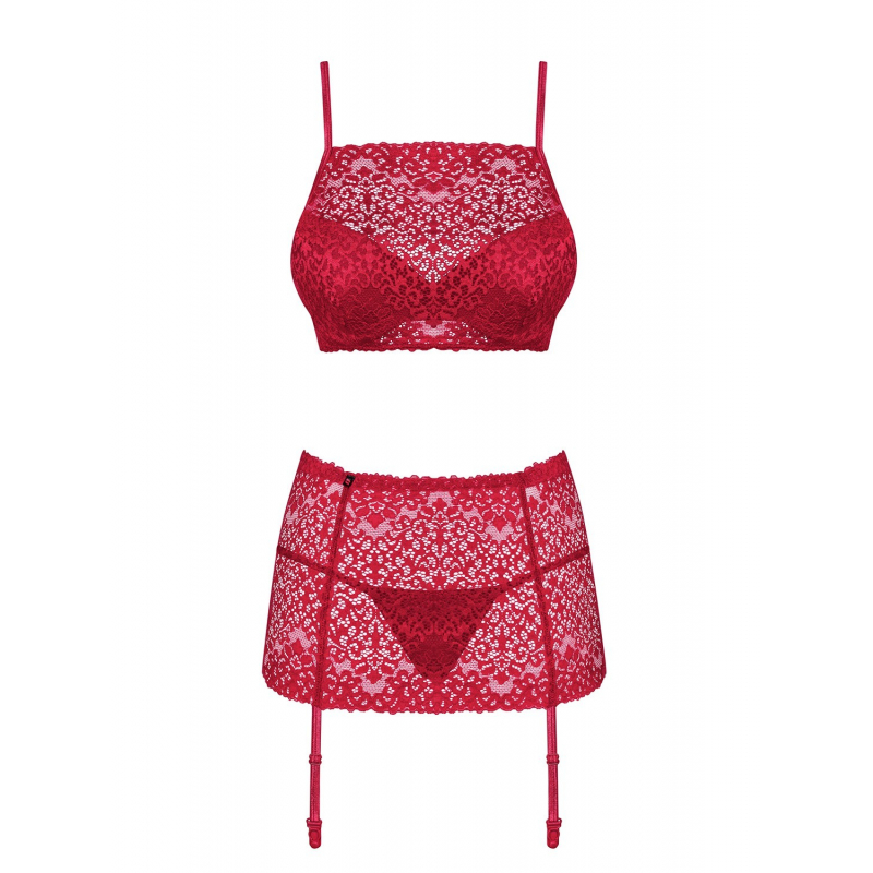 Lividia Ensemble 3 pièces Rouge