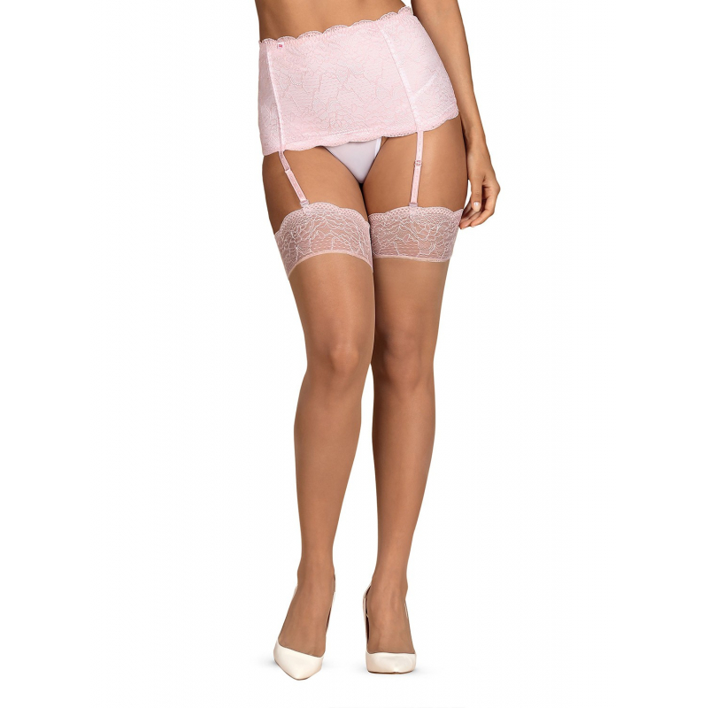 Girlly Bas Rose et blanc