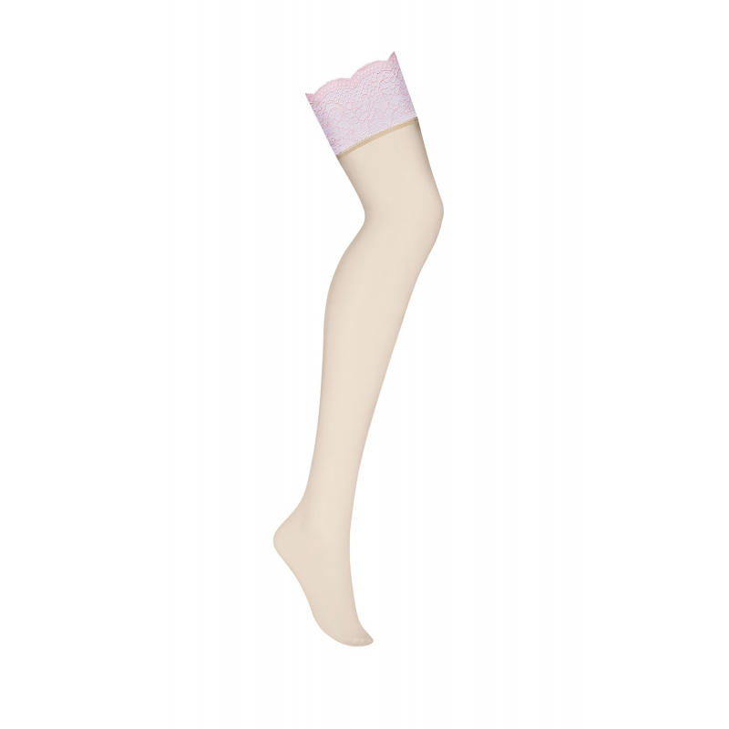 Girlly Bas Rose et blanc