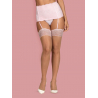 Girlly Bas Rose et blanc