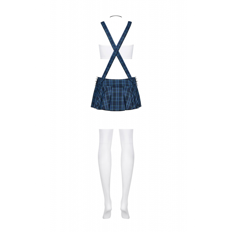 Studygirl Costume 5 pcs Bleu Noir