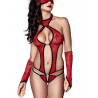 Ashley Body Masque et Mitaines Rouge