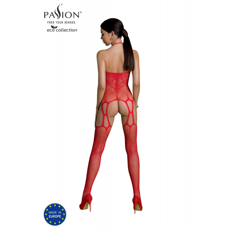 ECO BS002 Bodystocking Rouge