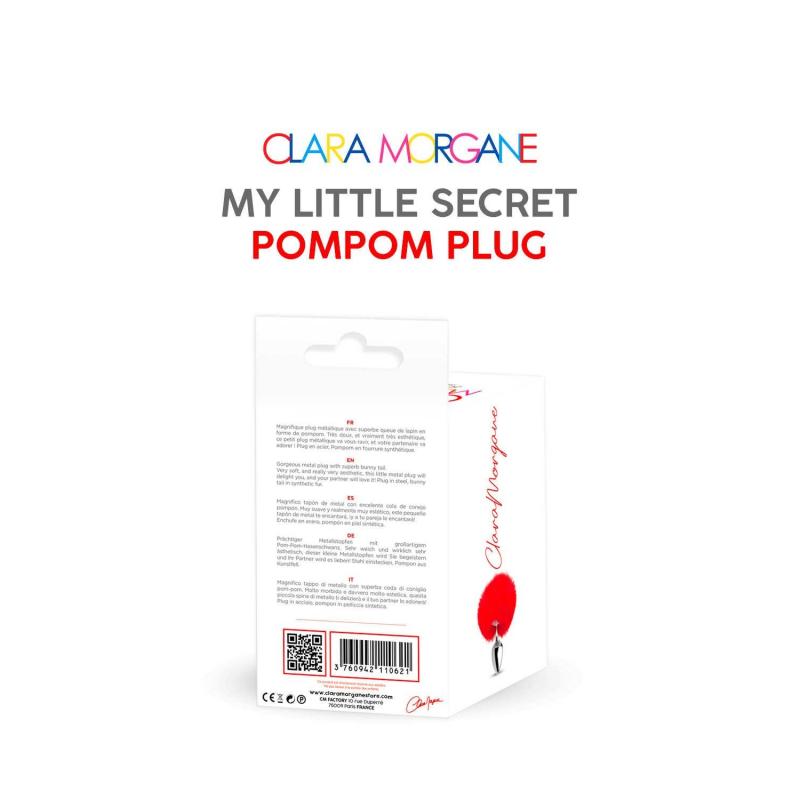 My little secret pompom plug rouge Rouge