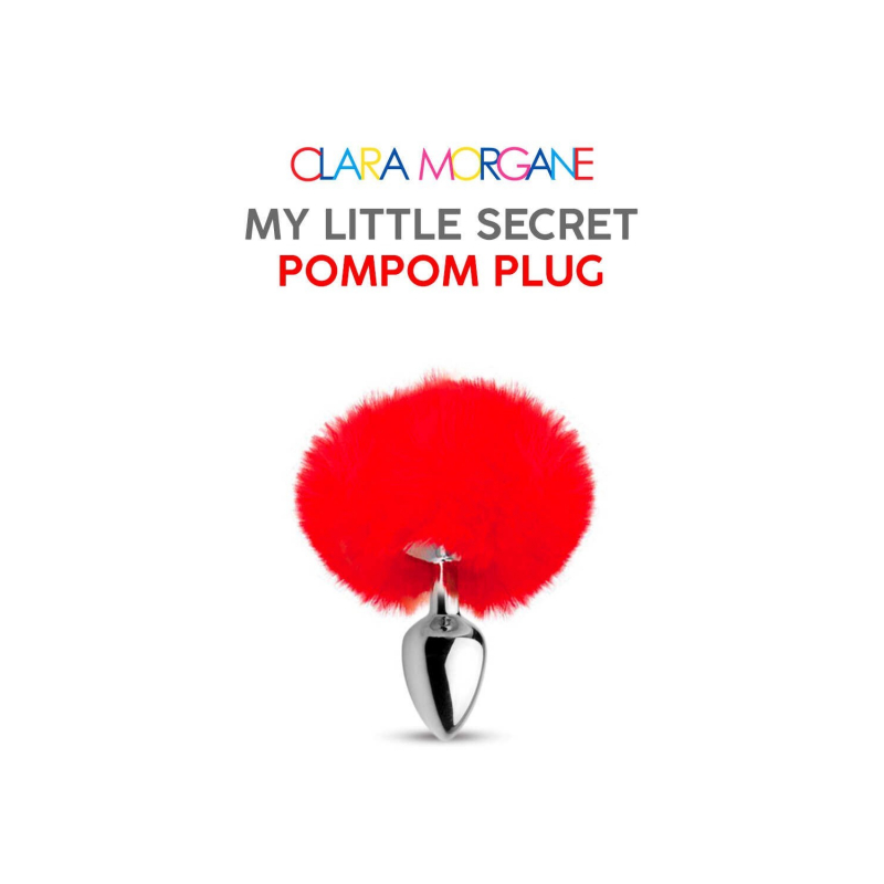 My little secret pompom plug rouge Rouge