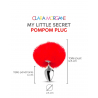 My little secret pompom plug rouge Rouge