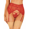 Lonesia porte jarretelles rouge Rouge