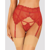 Lonesia porte jarretelles rouge Rouge