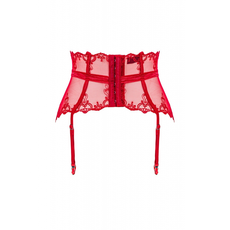 Lonesia porte jarretelles rouge Rouge