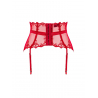 Lonesia porte jarretelles rouge Rouge