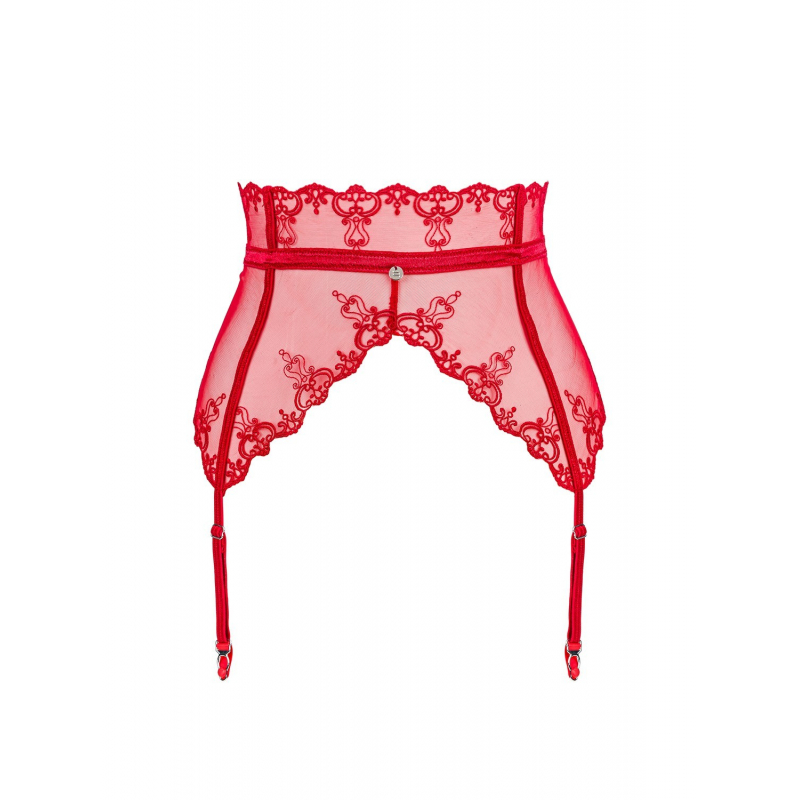 Lonesia porte jarretelles rouge Rouge