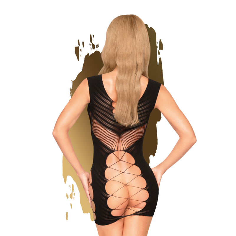 Flame on the rock Robe Noir