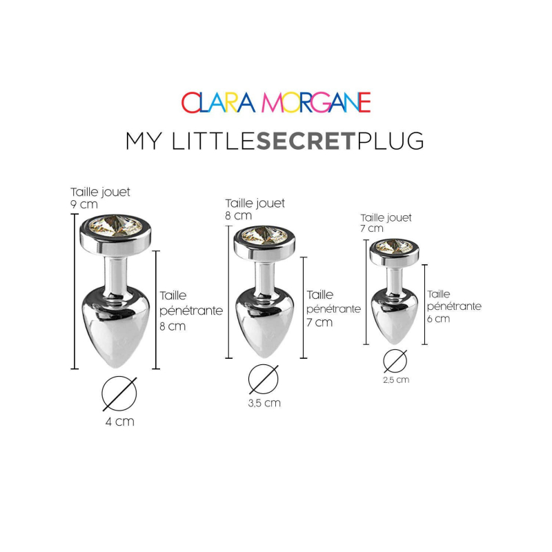 My little secret plug small Blanc