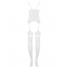 F214 Bodystocking Blanc