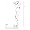 BS013B Bodystocking Noir