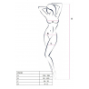 BS038B Bodystocking Noir