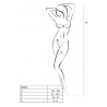 BS056R Bodystocking Rouge