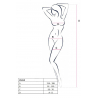 BS068R Bodystocking Rouge