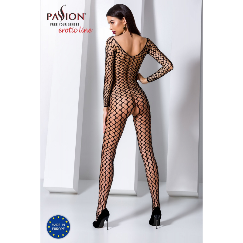 BS068B Bodystocking Noir