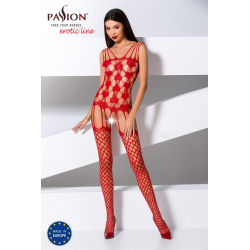 BS067R Bodystocking Rouge