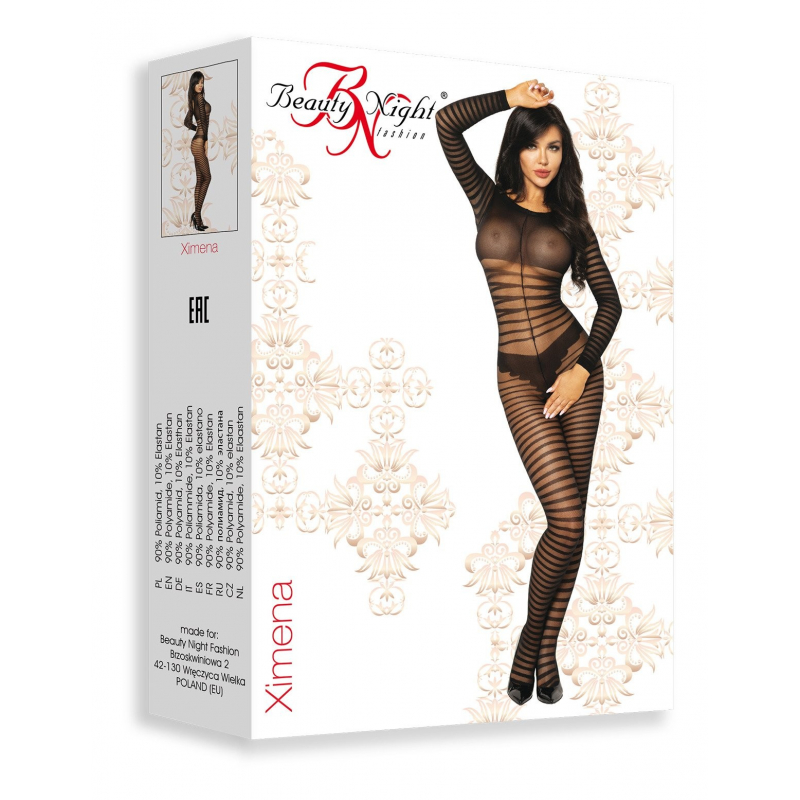 Ximena Bodystocking Noir