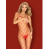 N102 Bodystocking Rouge