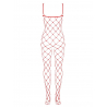 N102 Bodystocking Rouge