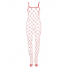 N102 Bodystocking Rouge