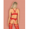 G313 Bodystocking Rouge