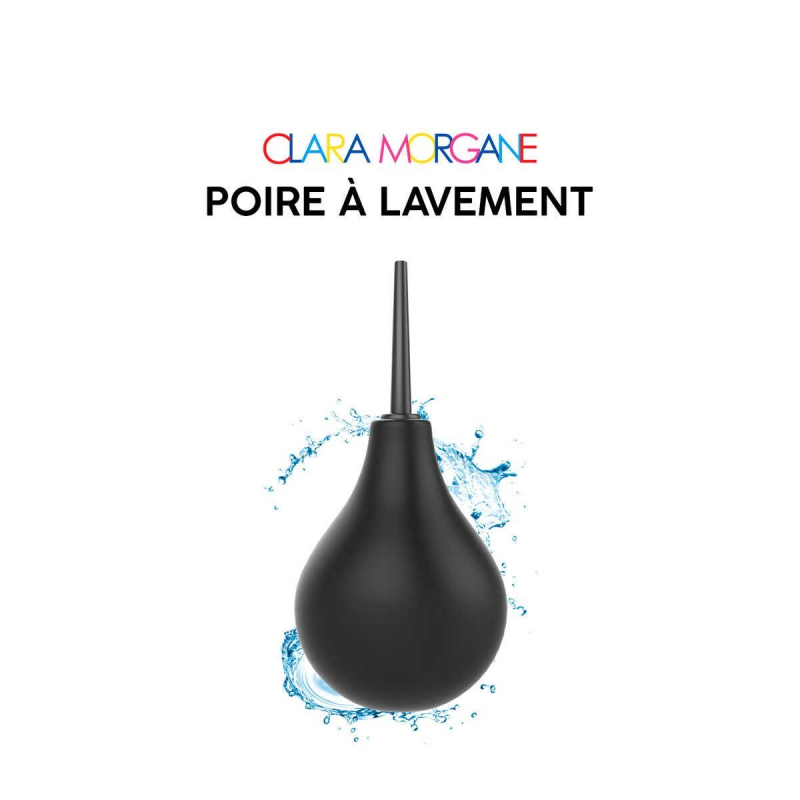 Poire à lavement Clara Morgane Noir