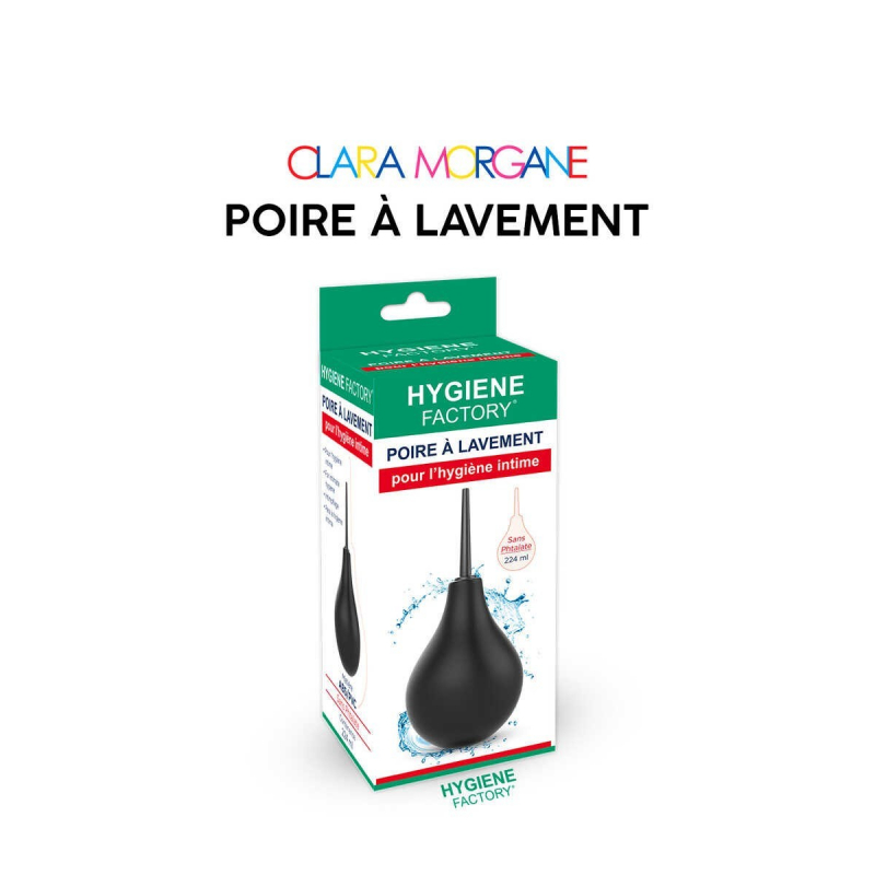 Poire à lavement Clara Morgane Noir