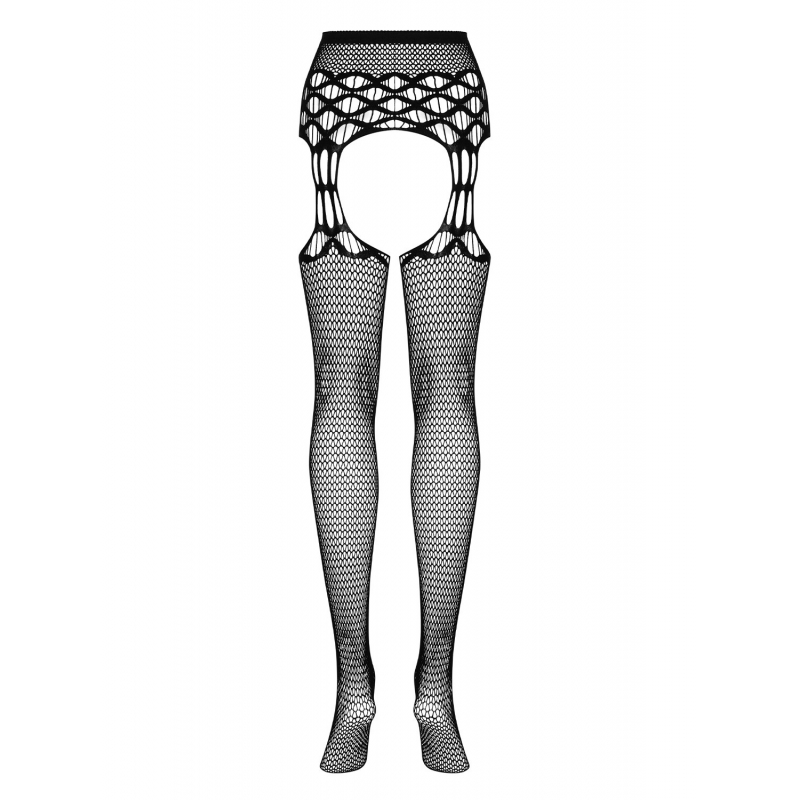 S816 Bas jarretelles Noir
